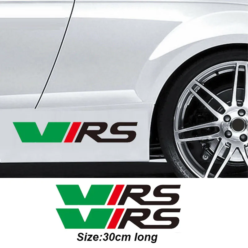 2X Adesivo Carrozzeria Per Skoda Vrs Octavia Fabia Kamiq Karoq Kodiaq Rapid Superb