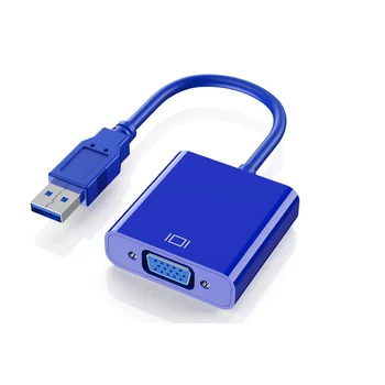 

CHIPAL USB 3.0 to VGA Adapter Device Mirror Display External Video Graphic Card Converter Support for Multi Screen Function