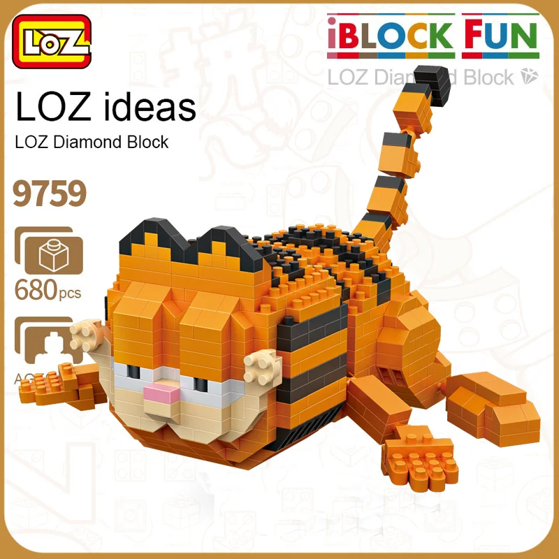 Фигурки героев мультфильмов LOZ 9757 9758 9759|Игрушечные кубики| |
