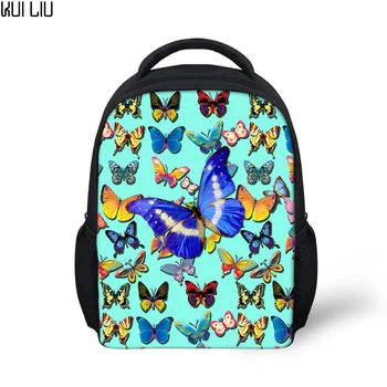 

3D Butterfly Print School Bags Baby Girls Kindergarten Shoulder Schoolbag Child Bookbag Kids Cartable Enfant