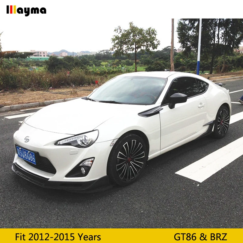 Спойлер для боковой юбки из углеродного волокна Toyota 86 2012 2015 боковое крыло subaru BRZ