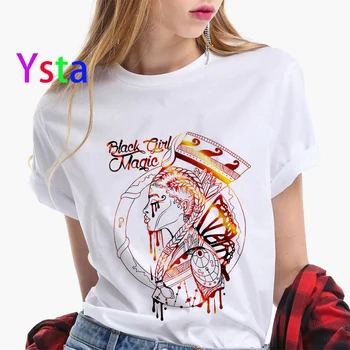 

BLACK GIRL MAGIC t shirt Women 2020 Summer Fashion Harajuku Tshirt Soft Lady T-shirt Gothic Streetwear Plus Size tops tee female