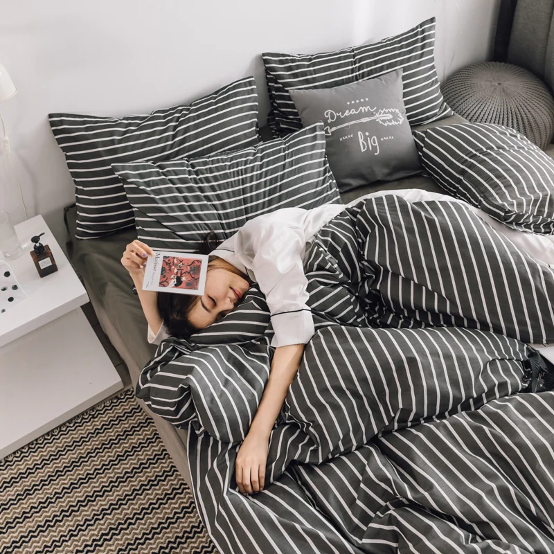 

Bed Sheet Quilt Two-Piece Set Girl Heart Bed Sheet Three-Piece Bedding Quilt Cover Cotton Student Dormitory Single