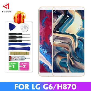 

100% Tested LCD For LG G6 H870 H873 VS998 US997 LCD Display Touch Screen Digitizer Assembly Panel Replacement Parts With Frame