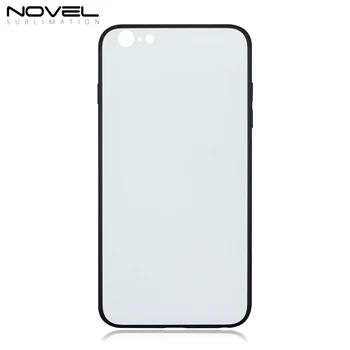

Sublimation Tempered 2D TPU Glass Phone Case for iPhone 6 Plus