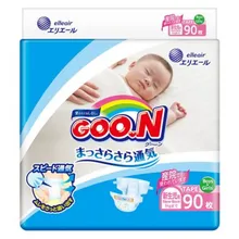 Подгузники GOO.N NB(0-5 кг), 90 шт