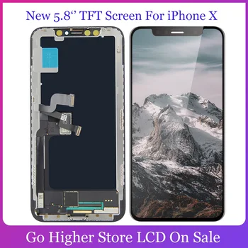

New 5.8‘’ For iPhone X Lcd Display Digitizer Touch Screen Assembly TFT Repair Screen Part Free Tools
