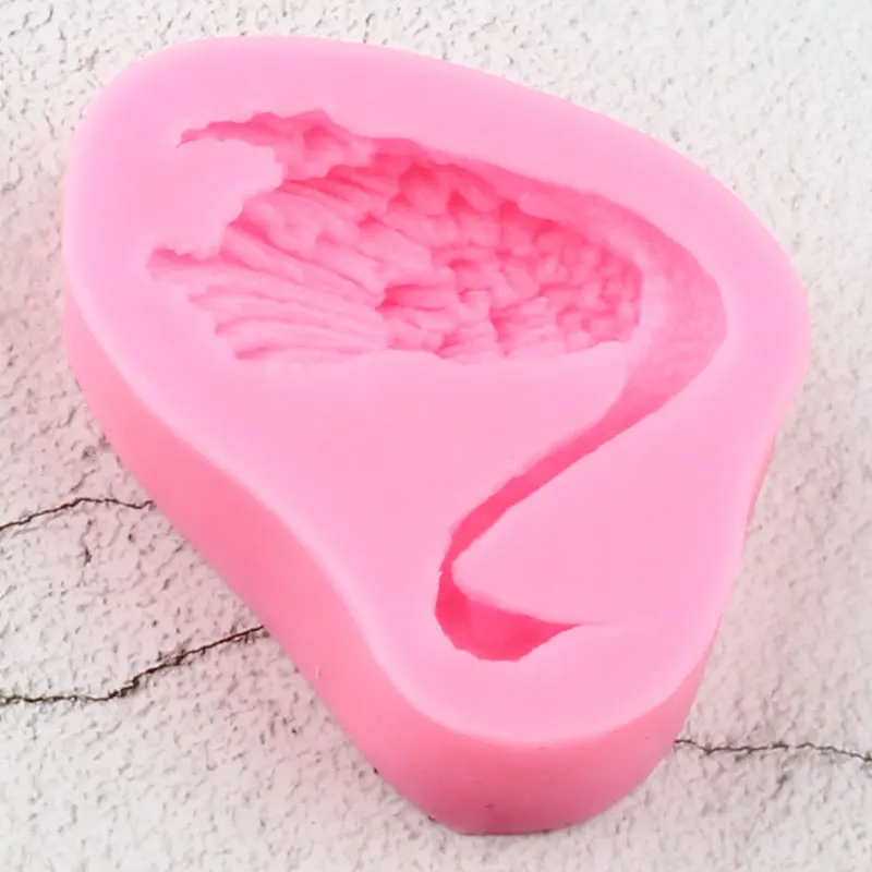Swan Silicone Molds Handmade Soap Fondant Mould Baby Birthday Cake Decorating Tools Candy Polymer Clay Chocolate Gumpaste Moulds