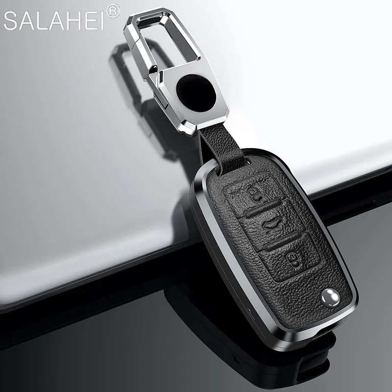 

Car Key Cases Cover Shell For Volkswagen VW POLO Tiguan Passat B5 B6 B7 Golf EOS Scirocco Jetta MK6 Skoda Octavia Accessories