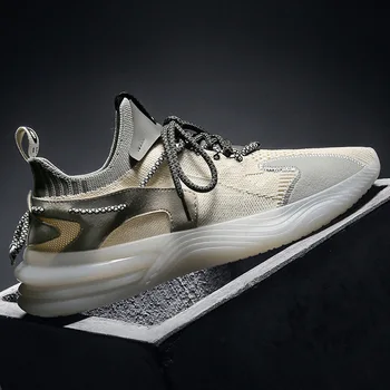 

Indestructible casual sneakers for men south Korean version of fashion mesh shoes ins all go with running men's shoes