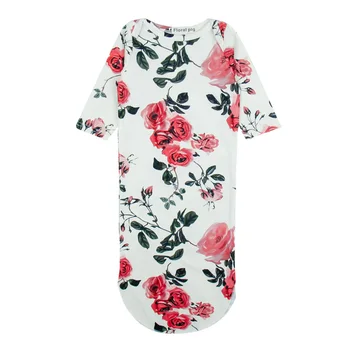 

Newborn Baby Floral Sleeping Bag Long Sleeve Cute Sleep Sack Infant Swaddle Baby Gowns Newborn Baby Bed Accessories