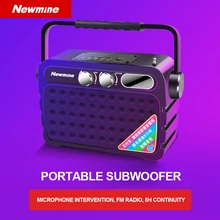 Newmine K92, Bluetooth, динамик, аудио, для улицы, мобильные, вечерние, для обучения танцам, поддержка, TF, FM радио, мини, портативный, громкий динамик