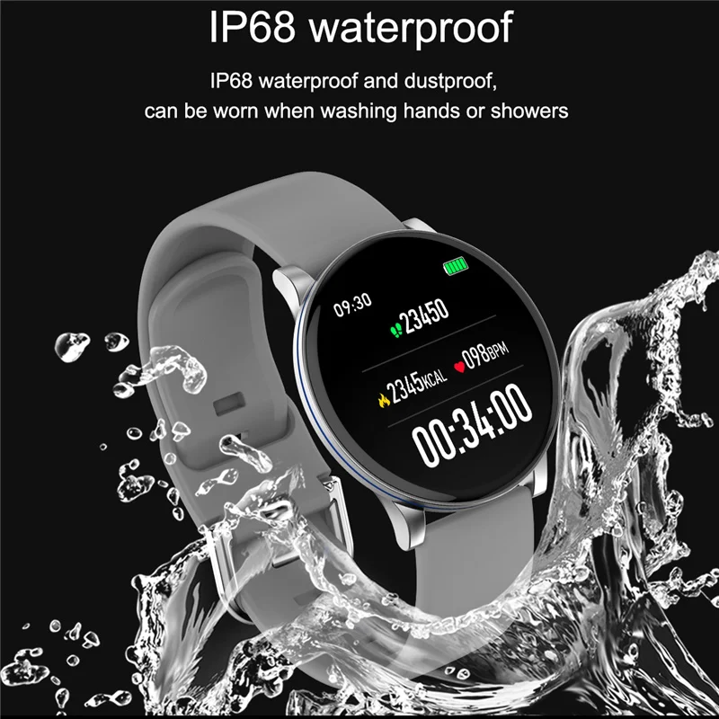 GEJIAN Smart Watch Heart Rate Monitor Blood Pressure Measurement Oximetry Exercise Heart Rate Curve Smart Wristband Sport watch