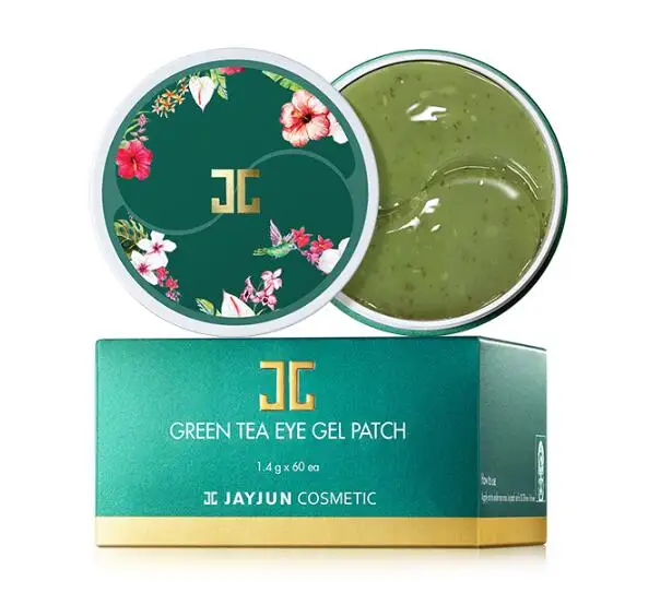 green JAYJUN Зеленый чай/Roselle гидрогель для глаз гель-патч под глазами маска против морщин удаляет конечные линии темный круг осветляет 60 шт. праймер - Цвет: green
