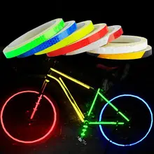 1 шт. универсальные велосипедные светоотражающие ленты велосипедные автомобильные Светоотражающие стикеры для мотоциклов Ночная езда защитная лента