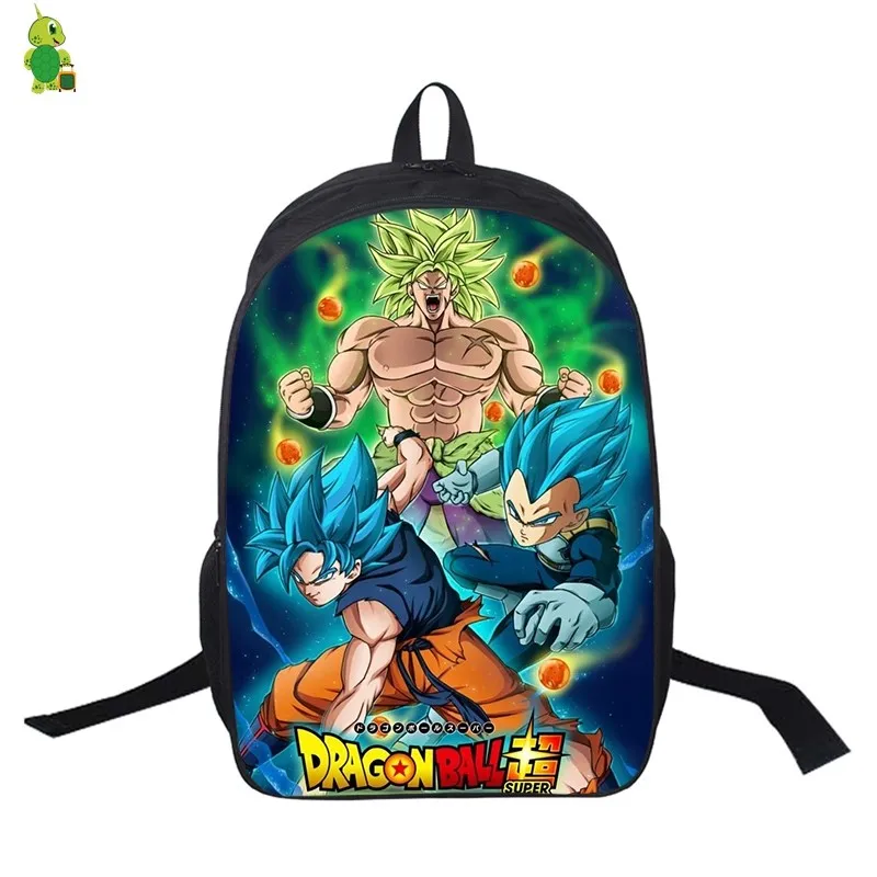 1 Dragon Ball Супер Broly рюкзак с Гоку мультфильм школьные сумки для подростков девочек мальчиков ноутбук рюкзак для женщин мужчин Дорожная сумка на плечо - Цвет: 1
