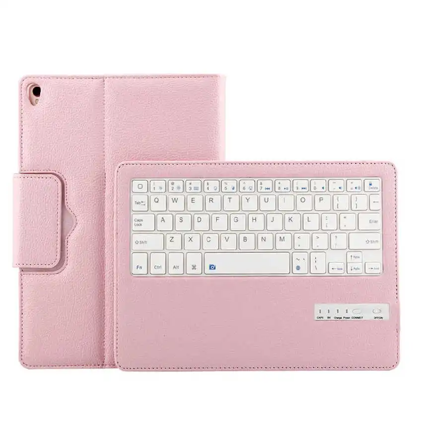 Pink Магнитная Съемная Bluetooth клавиатура чехол для iPad Pro 11 Чехол кожаный Стенд Folio подставка для iPad Pro 11 чехол - Цвет: Pink