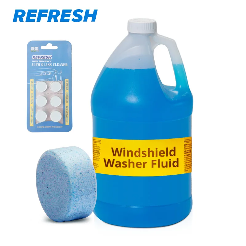 

Solid Washer Concentrate Making Up Windshield Washer Fluid Screen Wash Wiper Fluid Car Solid Cleaner ( 6 pcs / Pack )