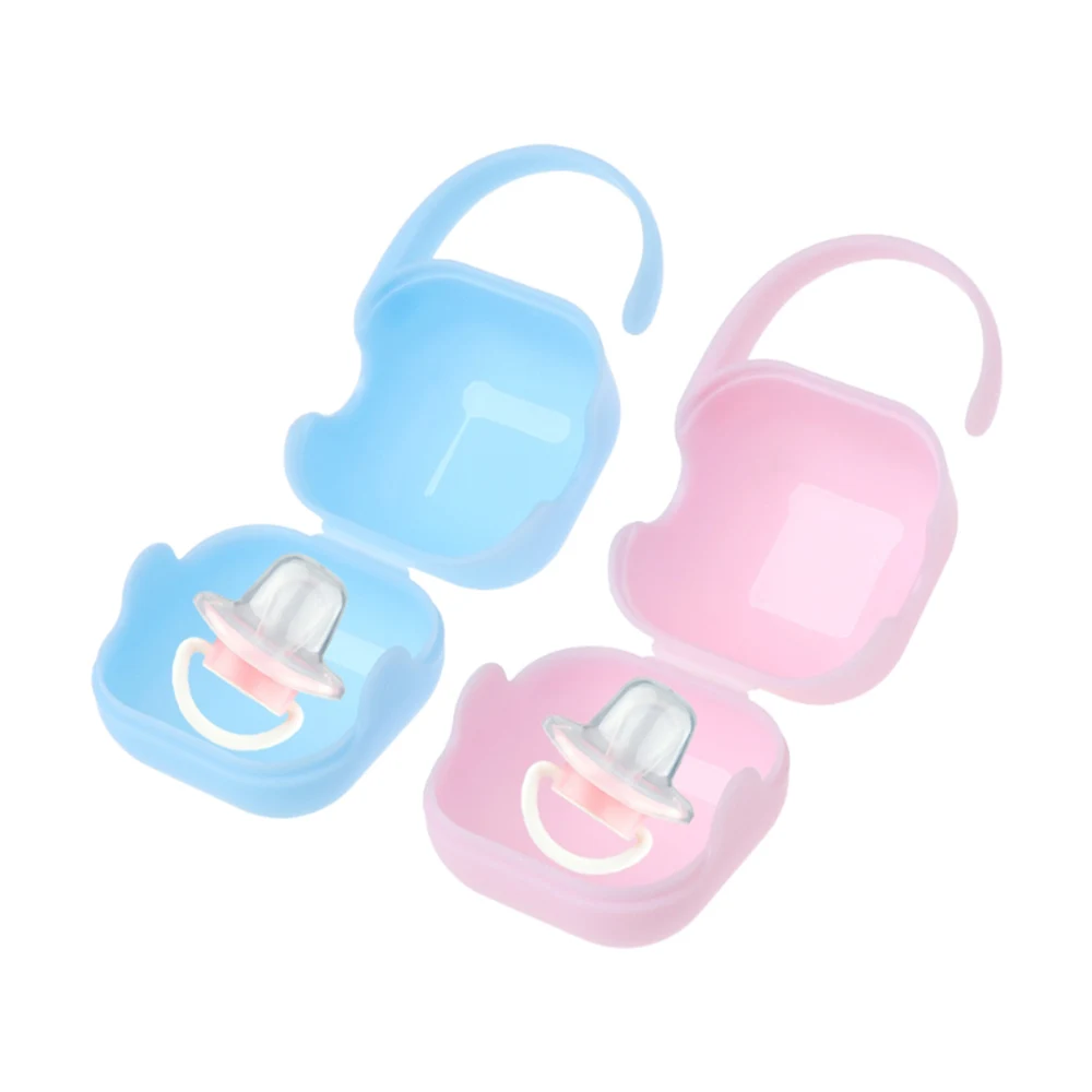 

Pacifier storage box Portable pacifier storage box portable health and environmental protection non-toxic safety baby pacifier