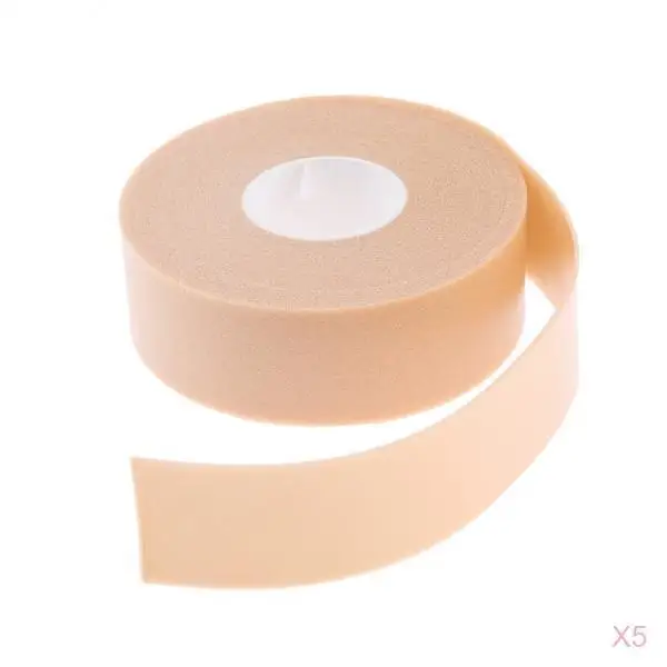 5 Rolls 2.5m Heel Cushion Pad Self-Adhesive Stickers Shoe Insoles Blister Pad and Callus Prevention and Protection Grip Insert