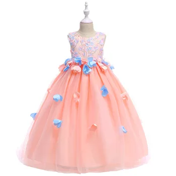 

Flower Christmas Girl Dress Wedding Princess Tutu Party Events Dresses for Teenage Girl Dress Ceremonies Kids Children Clothes
