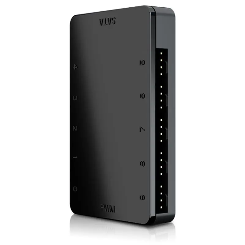 От 1 до 10 4PIN SATA PWM чехол охладителя процессора охлаждающий вентилятор кабель