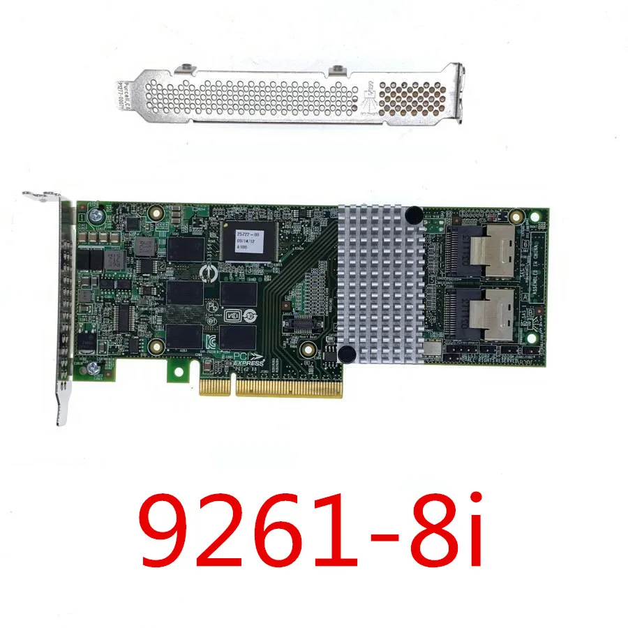 Плата контроллера LSI MegaRAID SAS 9261-8i с 8 портами 512MB cache SFF8087 6Gb RAID0.1.5.6 PCI-E 2,0X8