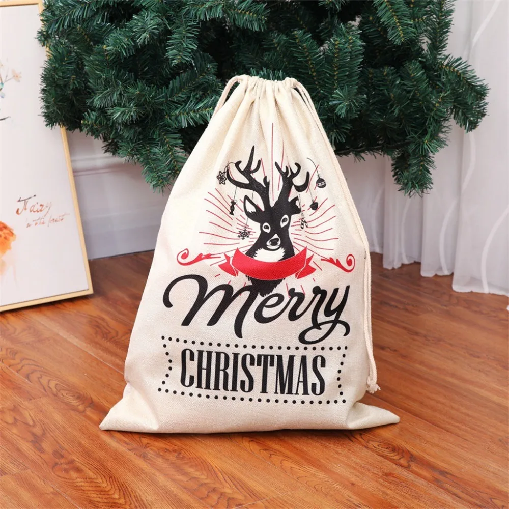 christmas drawstring gift bag (5)