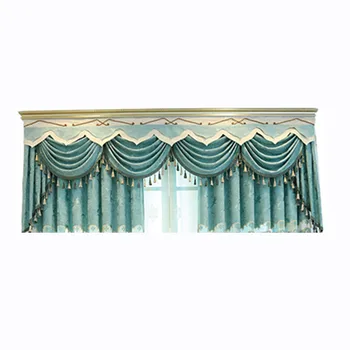 

European Luxury custom valance Used for curtains at the top (Buy valance dedicated link/Not including Cloth curtain and tulle)