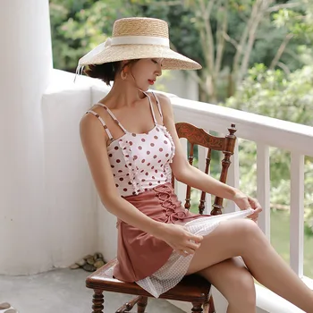 

Bathing Suit Women One Piece Bikinis Female 2019 Swimwear May Beach Swimsuit Woman Fused Ins New Sexy Cover Push Up Geometric