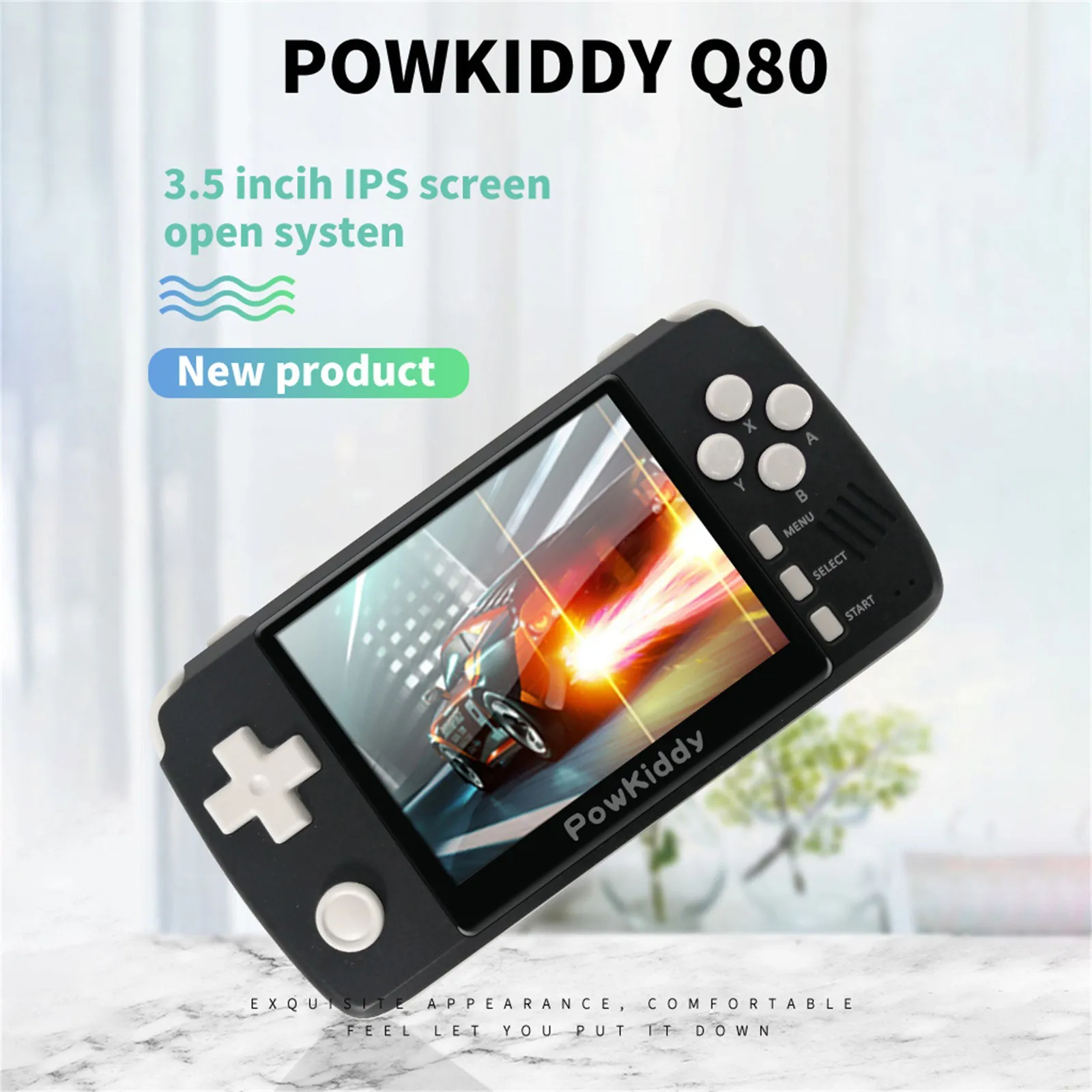 Портативный игровой плеер Q80 для детей ручная игра в ретро-стиле Hd встроенные