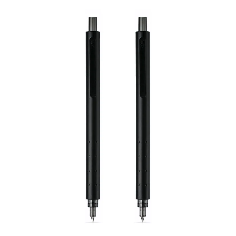 Sleek Black & White Gel Pen - Smooth 0.5mm Ink for Effortless Writing