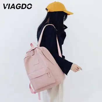 

School Backpack Travel Backpacks Prom for Teenage Girls Rucksack Female Waterproof Nylon Large Capacity FASHION Zipper