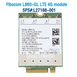 Fibocom – Module L860 GL 4G LTE SPS # L27188 001, carte 4G pour HP Elitebook X360 830 840 850 