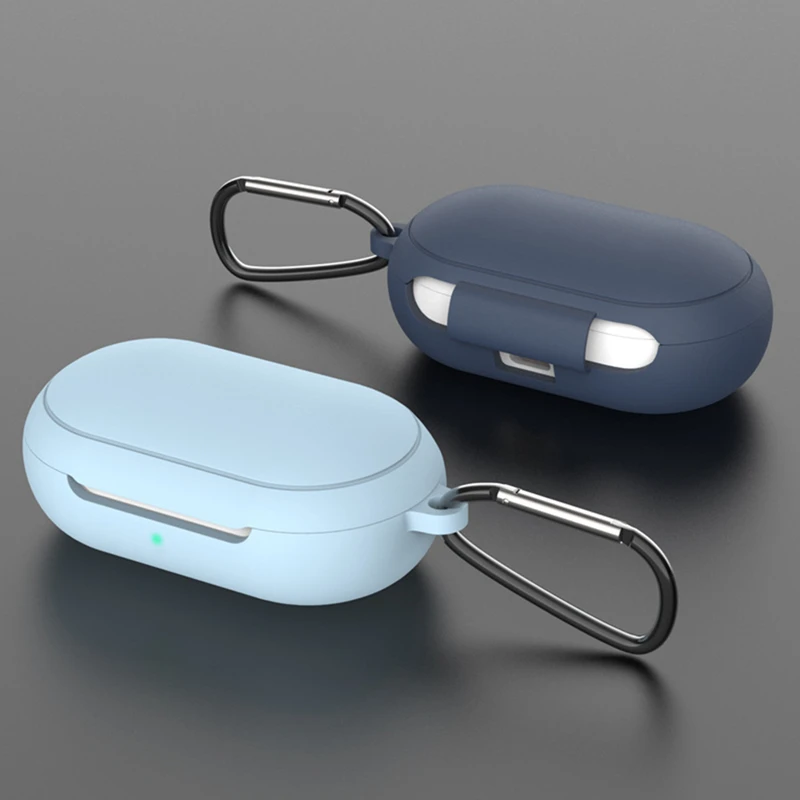 Силиконовый мягкий чехол для Samsung Galaxy Buds Plus силиконовый зарядки противоударные