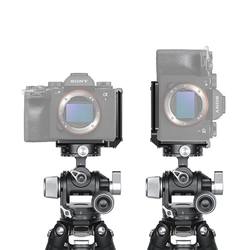 Вертикальный L-образный кронштейн для камеры SONY A1/A7S III/A7 Mark IV с быстроразъемной