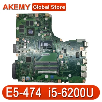 

For For Acer aspire E5-474 E5-474G Laptop Motherboard I5-6200U CPU 920 mt grafiken NBG4E11002 A4WAS LA-C611P