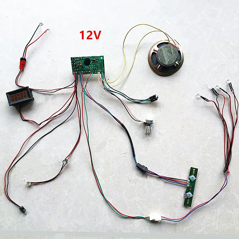 Children's electric car 12V music chip circuit board Baby