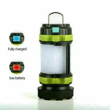 

Rechargeable LED Camping Lantern Outdoor Tent Light Lamp & Power for Phone NEW