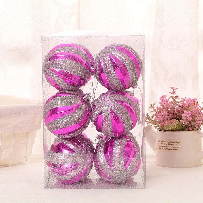

1 Set Christmas Tree Decor High Qulity White Gold Ball Ornament Bauble Party Hanging Ball for Home Christmas Decorations