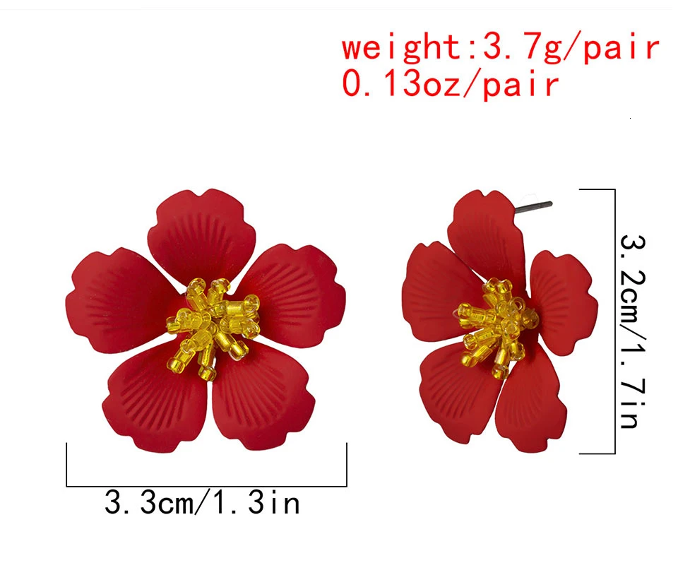Youvanic, корейские цветные маленькие серьги-гвоздики в виде цветка для женщин, милые серьги с бусинами для девушек, женские серьги, Boho, свадебные ювелирные изделия 1626