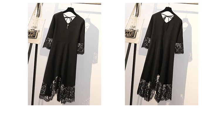 YICIYA размера плюс платья xxxl 4xl 5xl женское кружевное элегантное платье с короткими рукавами летнее платье с v-образным вырезом сращивания халат весенняя одежда