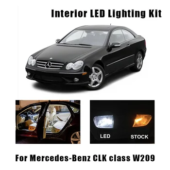 

16pcs White Canbus Car LED Interior Light Kit For Mercedes-Benz CLK class W209 CLK320 CLK430 CLK350 CLK500 CLK550 2003-2009