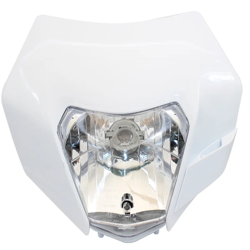 Мотоцикл Универсальные фары для KTM EXC excf SX XC XCW MX SMR SXS 125 250 350 450 500 505 520 530 - Цвет: White