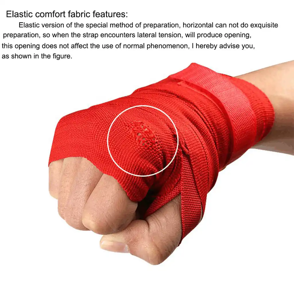 2PCS 2.5M Boxing Handwraps Bandage Punching Hand Wrap Exercise Handguard Gloves
