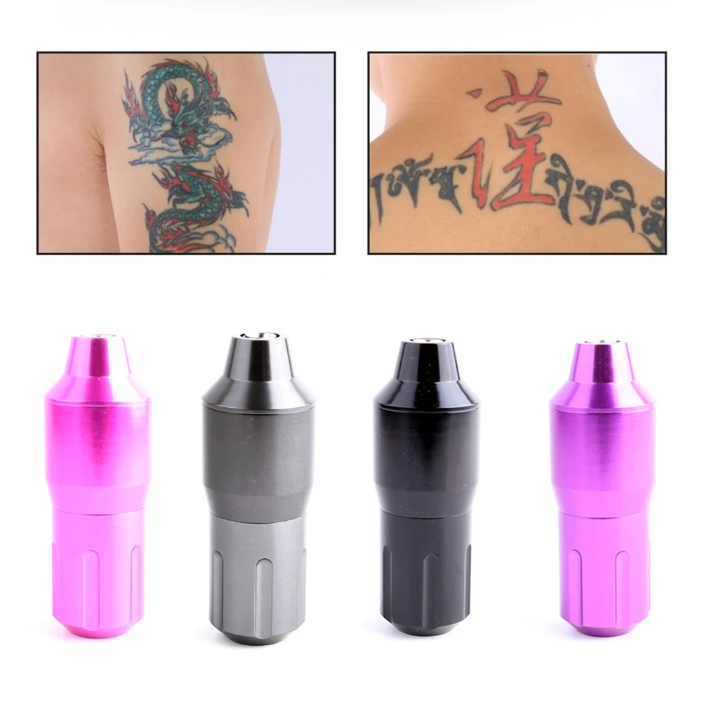 

Manooby Tattoo Machine with German FAULHABER Motor and Aircraft Aluminum Alloy Carved Short Pen