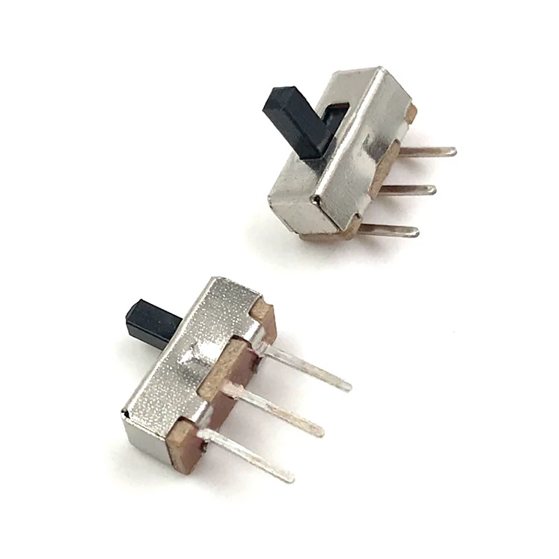 20 шт. выключатель ВКЛ ВЫКЛ mini 3 Pin dpdt скользящий переключатель SS12D00 SS12D00G3 1P2T 2