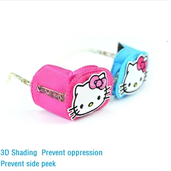 

1 Piece Hellokitty Pink Child Occlusion Medical Lazy Eye Patch Eyeshade for Amblyopia Kids Monocular Nearsighted Glasses Cover