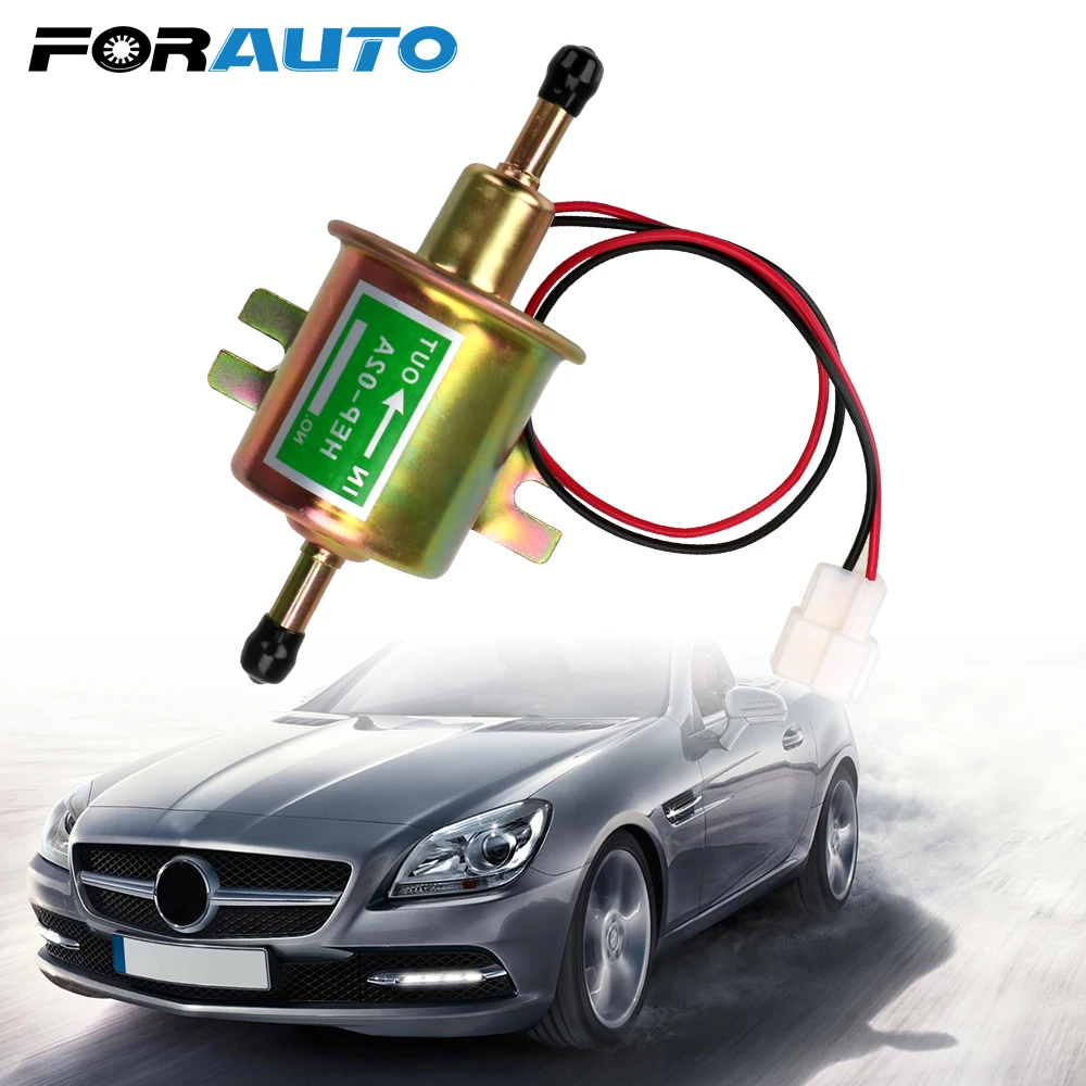 FORAUTO HEP-02A топливный насос низкого давления 12 В Электрический бензиновый насос болт крепежный провод дизель для автомобиля карбюратор Мотоцикл ATV
