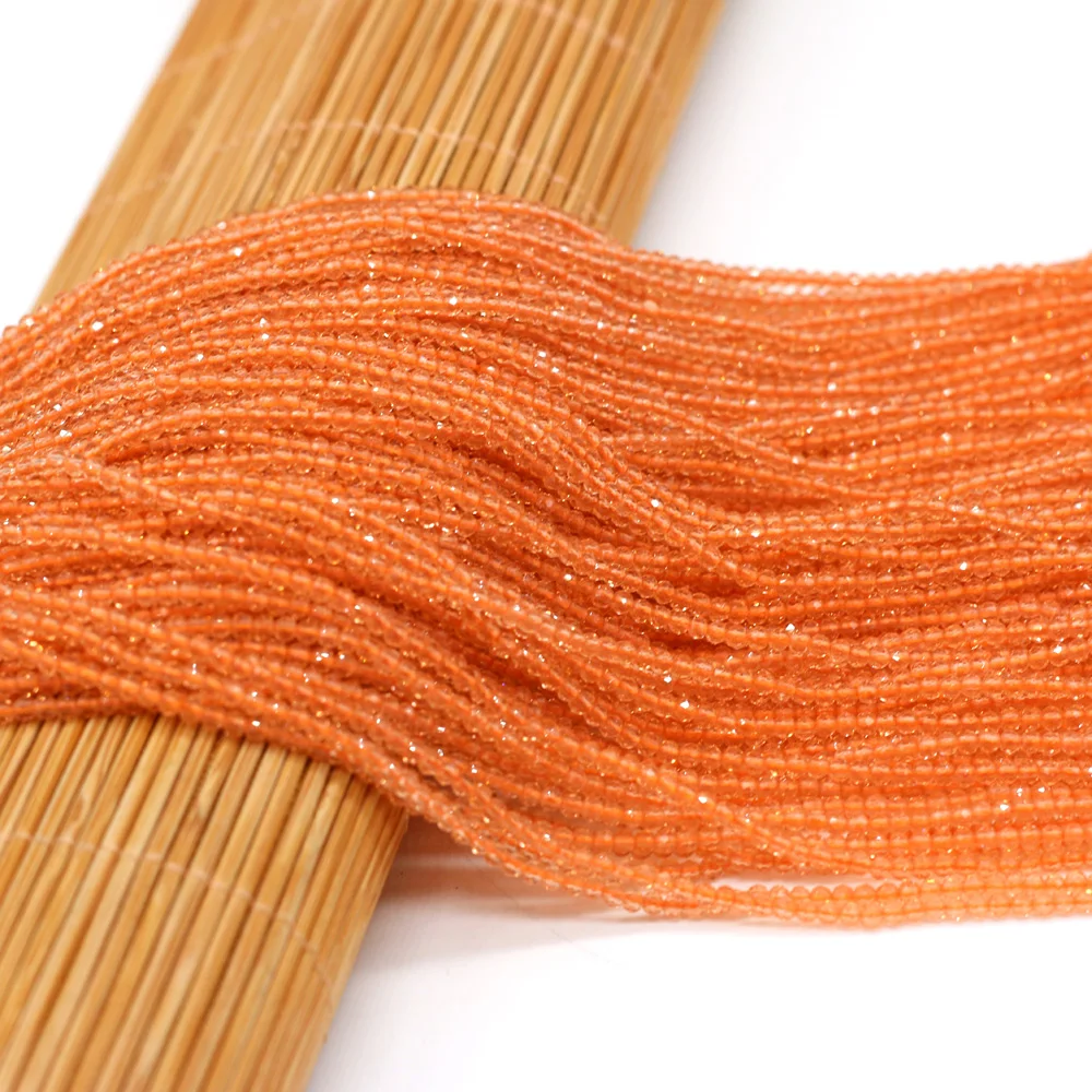 Vibrant Orange-Red Spinel Beads